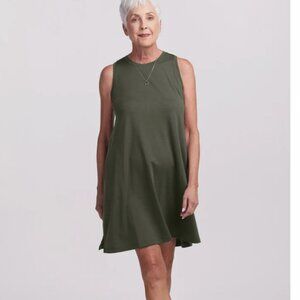 Woolx Clara Forest Green Mini Dress size small